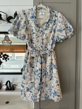 sam edelman off the shoulder floral dress Sam Edelman Off the Shoulder Midi Dress Dolce Blue 10